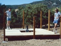 Jack Marling 1983 09 Slide 4 Tray 22  09/83 Building foundation